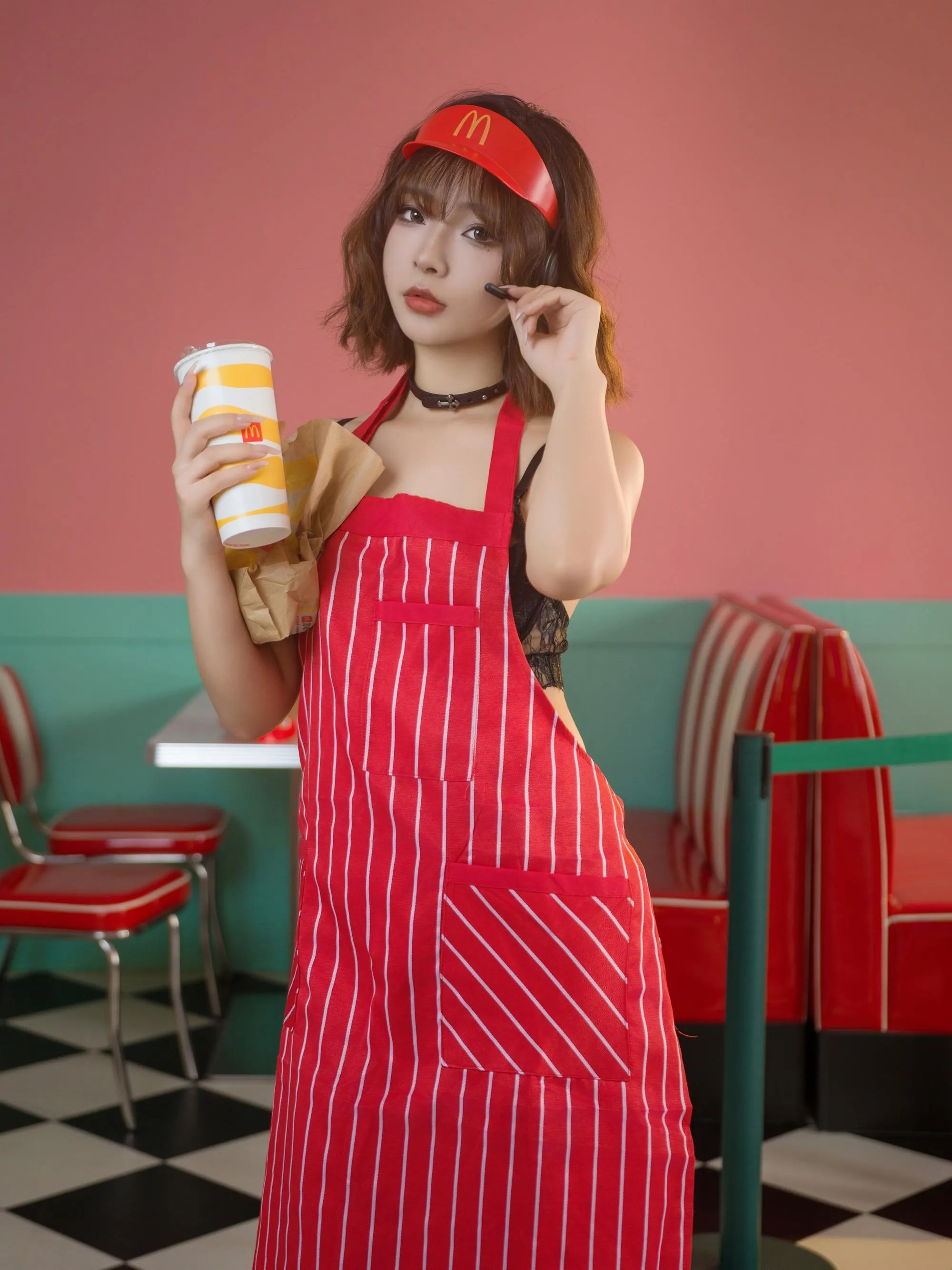yuuhui玉汇 – NO.035 麦当劳的女服务员 [149P]插图6